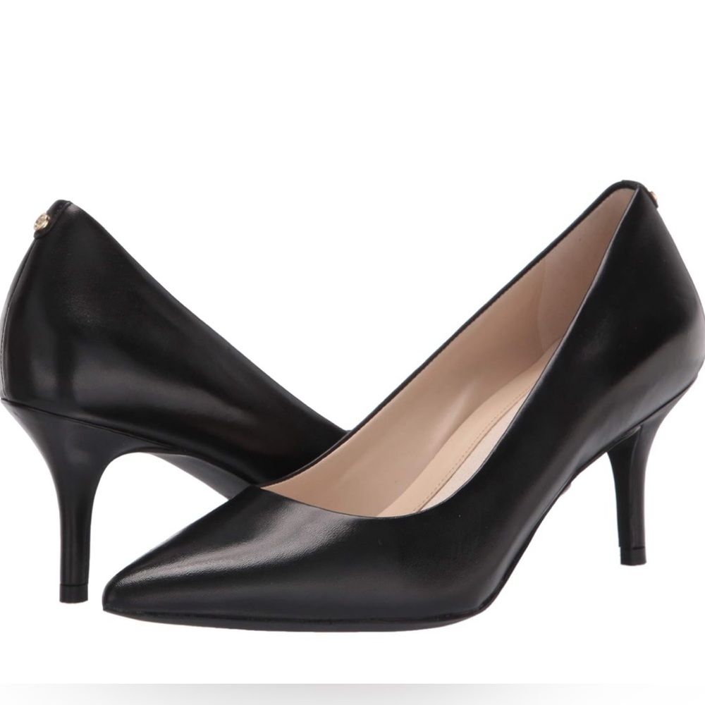 Cole Haan The Go-to Park Black 2.5” Heel Leather pointed Toe Pump 8.5B (…